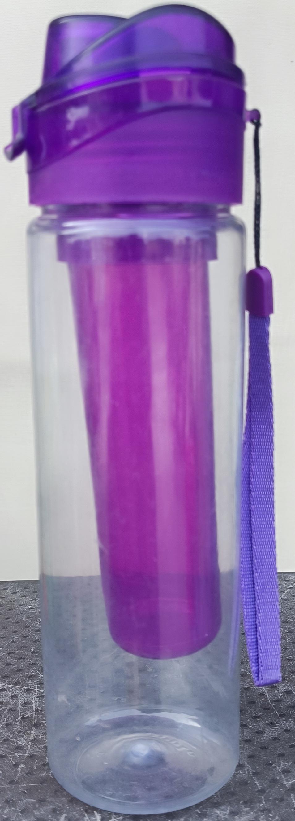 Detox Fruit Infuser Transparent Water Bottle with Wrist Strap