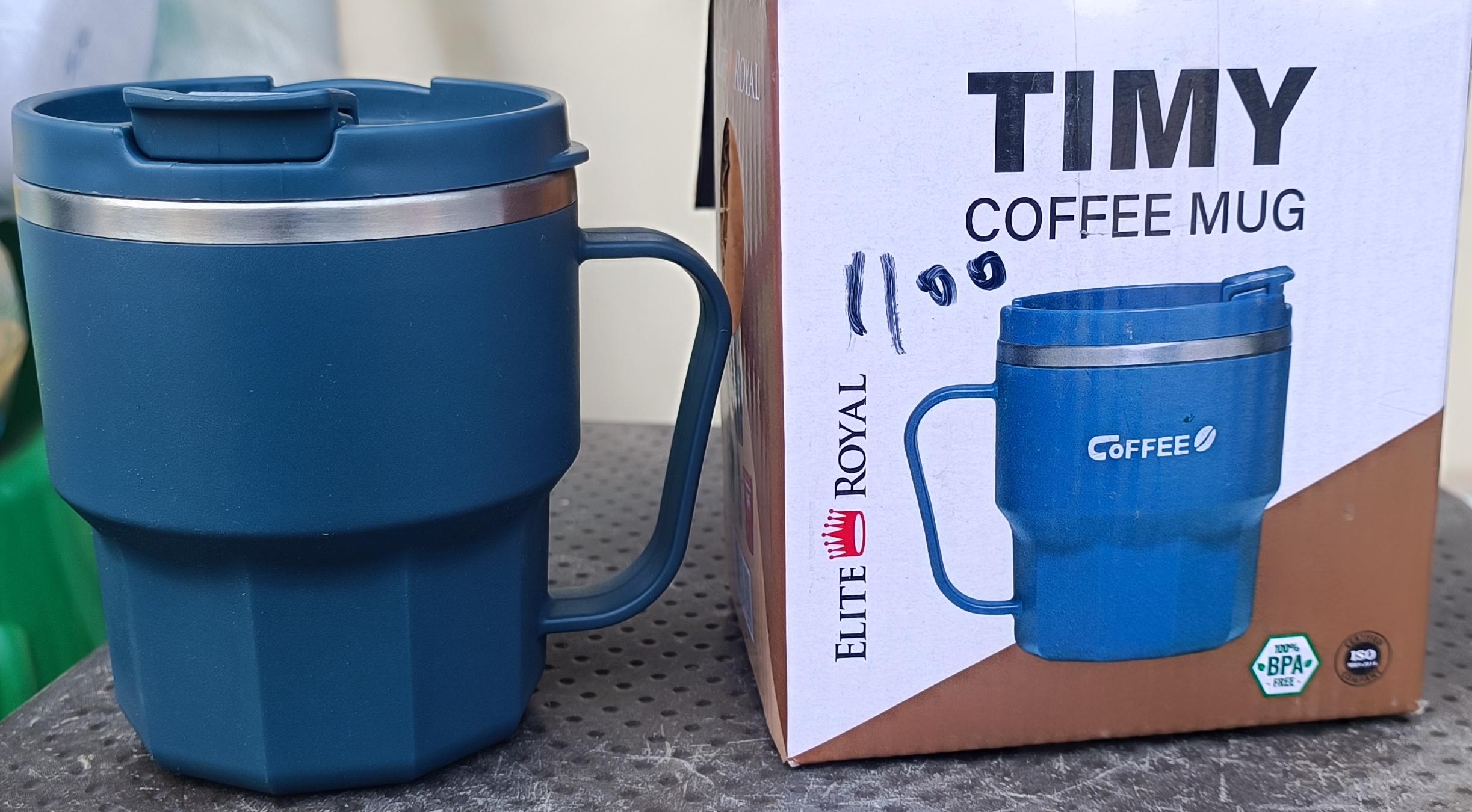Timy Insulated Stainless Steel Coffee Mug - Elite Royal