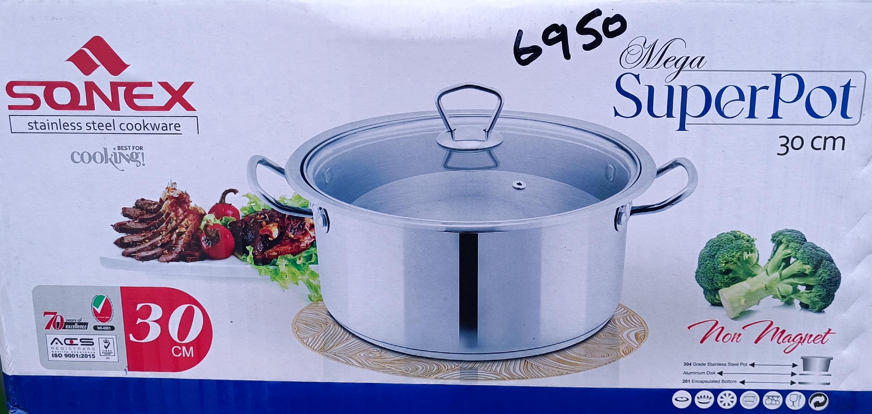 Mega SuperPot / 10.5L Stainless Steel Cooking Pot - Sonex