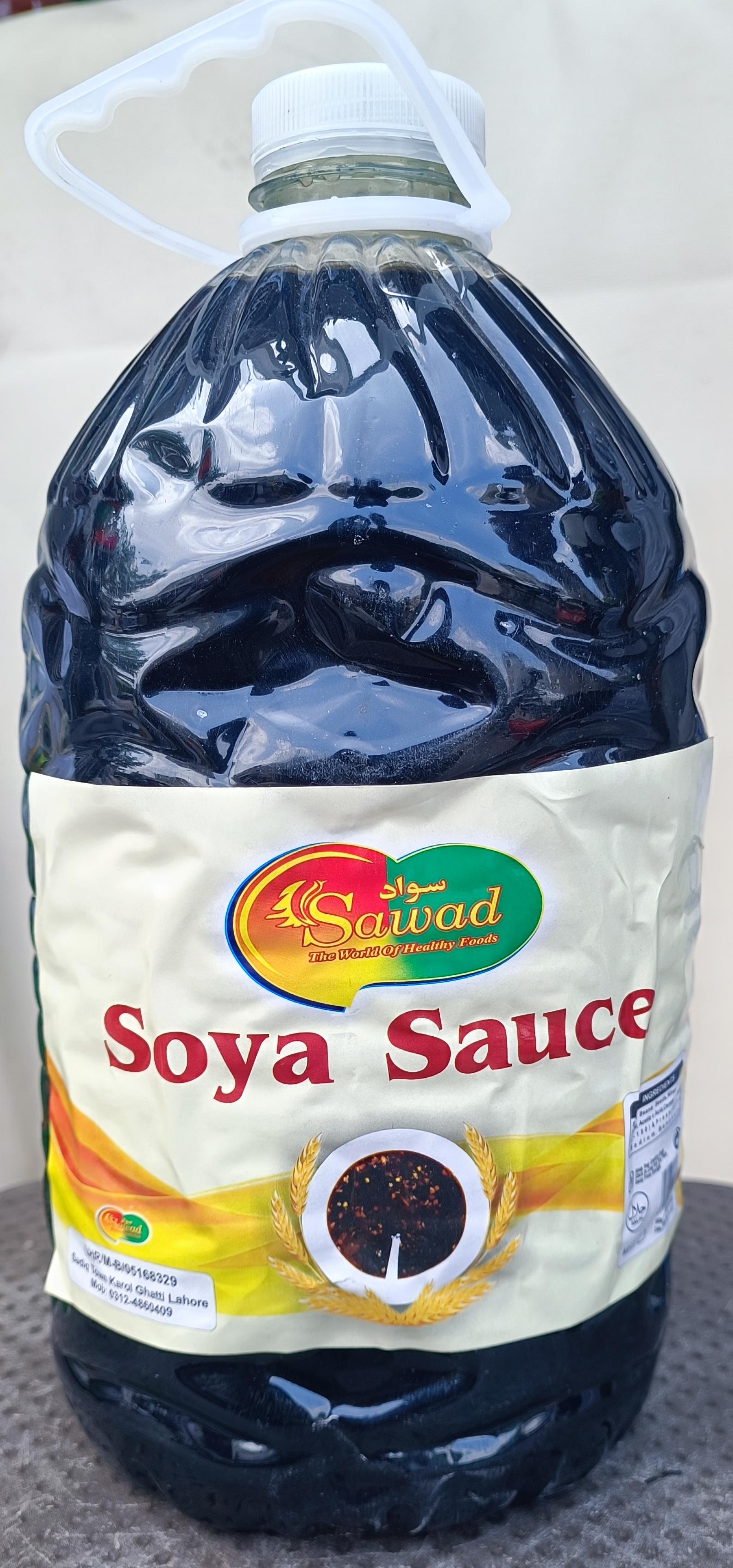 Soya Sauce Gallon Bottle - Sawad