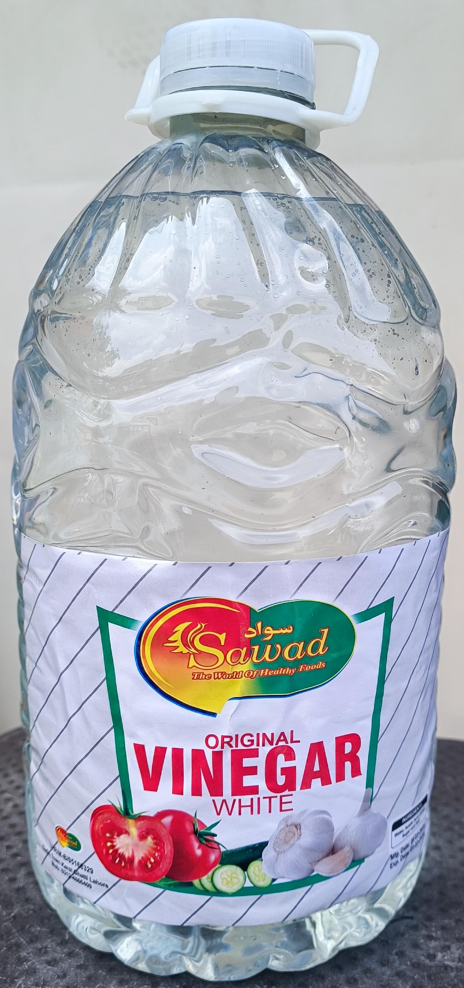Original White Synthetic Vinegar Gallon Bottle - Sawad