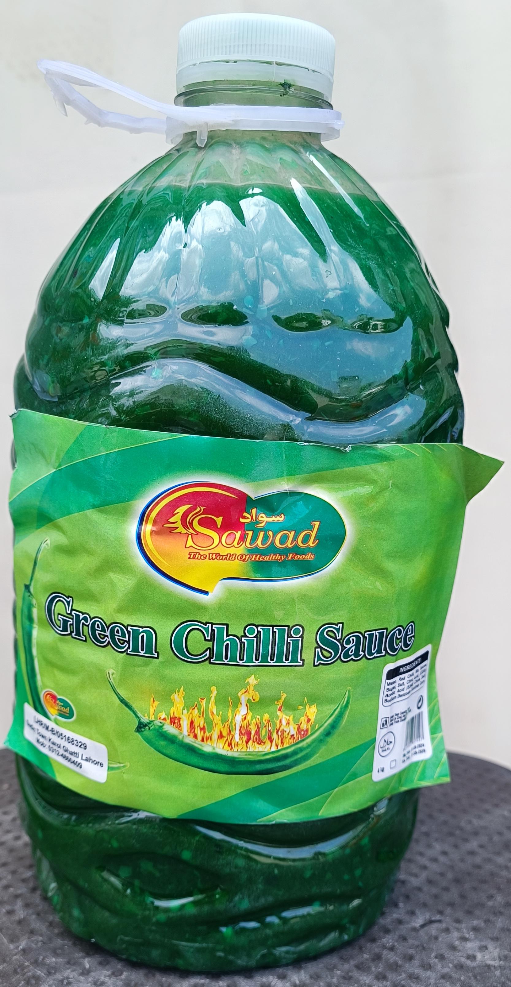 Green Chilli Sauce Bottle - Sawad