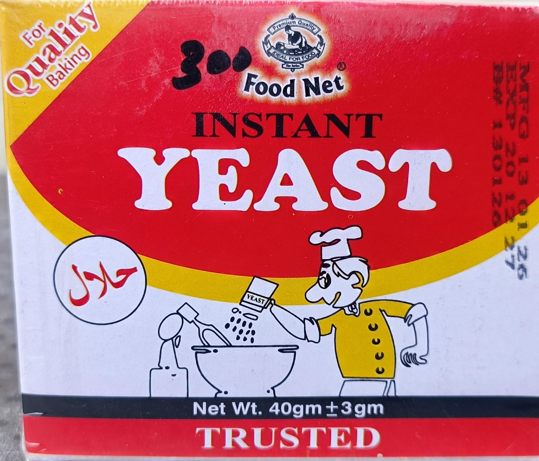 Instant Yeast for Quality Baking 40g - Food Net