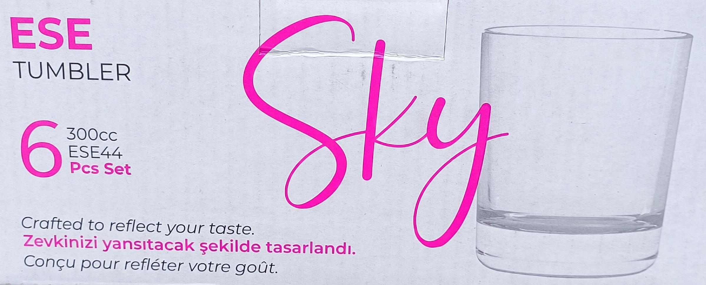 Sky Ese Tumbler Glass Set