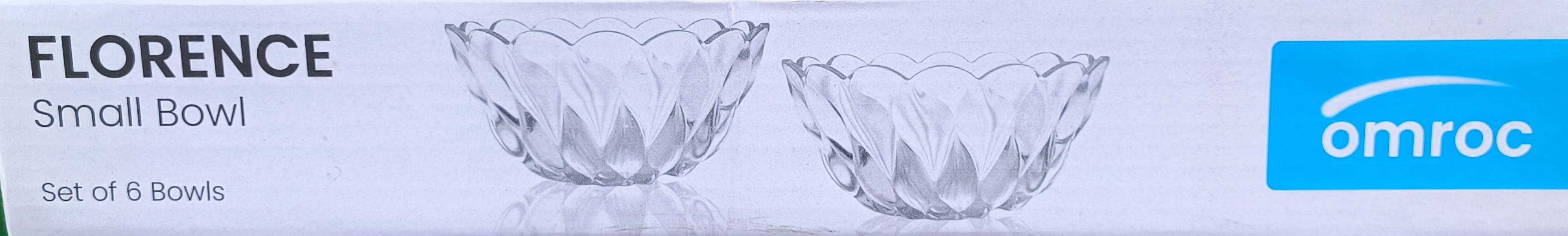 Florence Small Glass Bowl Set - omroc