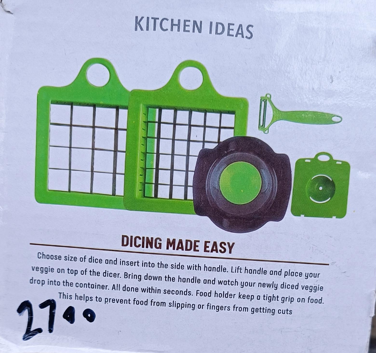 Kitchen Ideas 16-in-1 Multi-Functional Vegetable Slicer, Chopper, Dicer & Grater Set