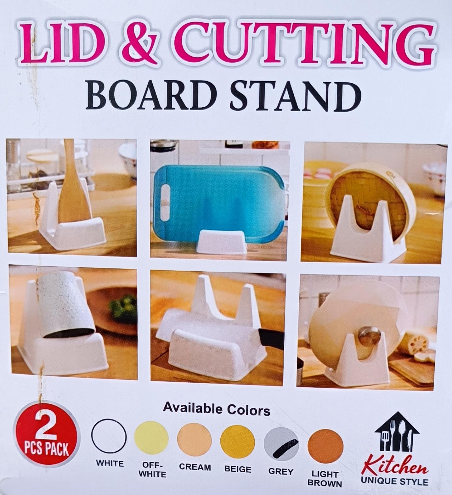 Omega Collection Kitchen Pot Lid & Cutting Board Stand Rest