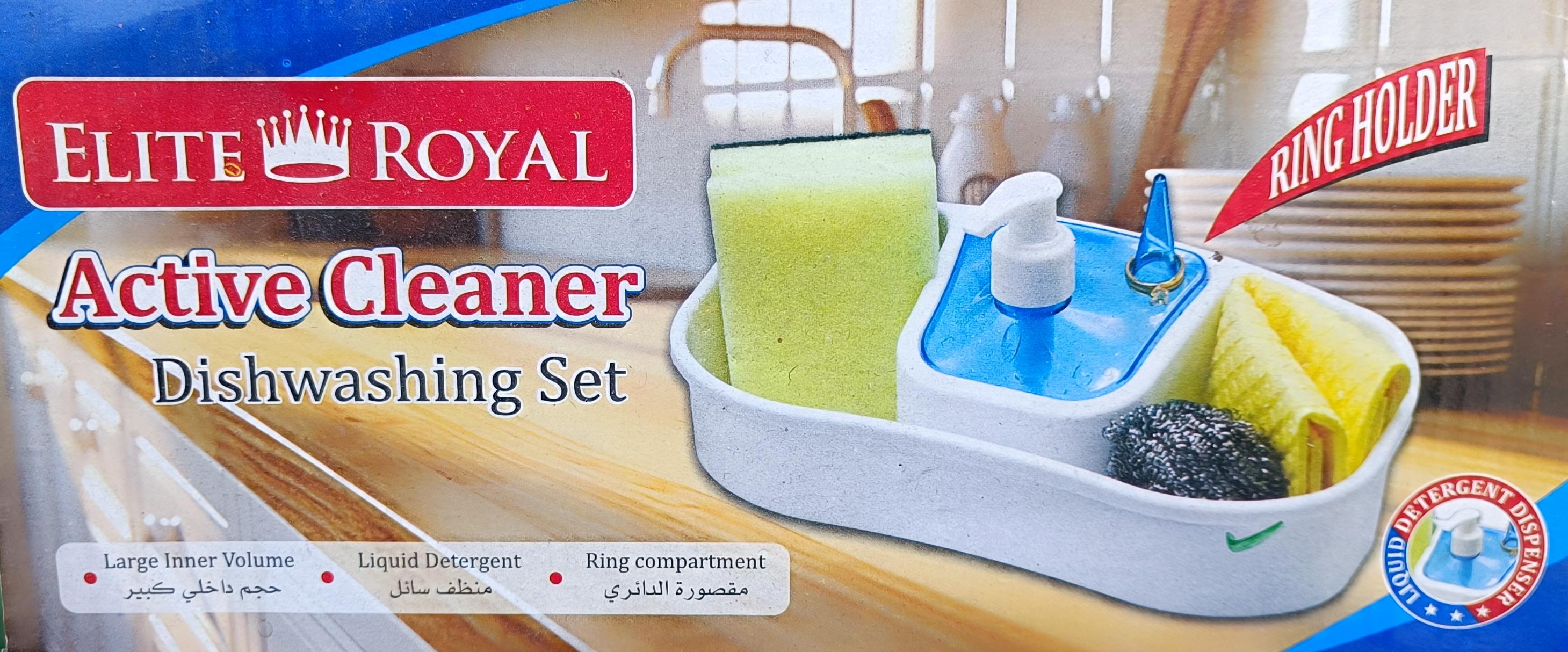 Active Cleaner Dishwashing Dispenser & Sink Caddy Set - Elite Royal