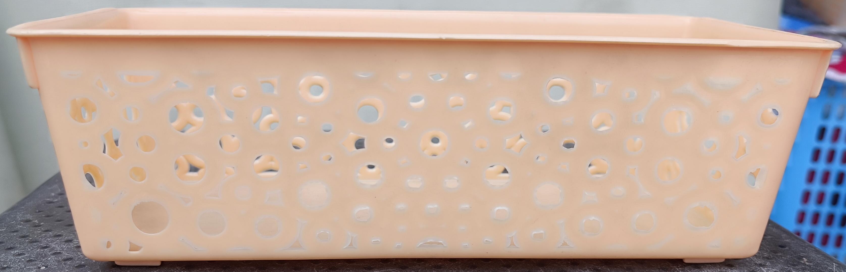 Perforated Shallow Plastic Organizer Tray