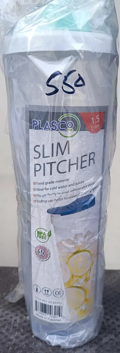 Slim Pitcher Refrigerator Jug 1.5L - Plasco