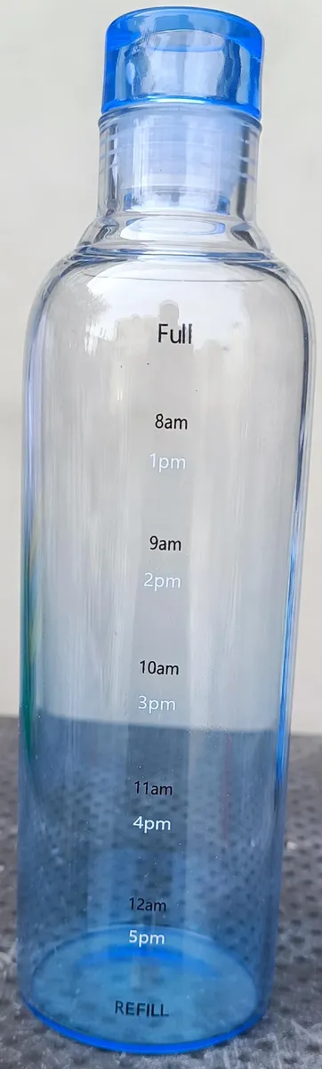 Motivational Time Marker Water Bottle - Good Moments