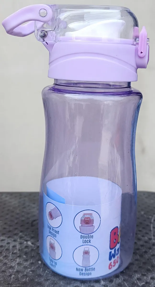 Baby Water Bottle with Double Lock Cap & Carry Handle