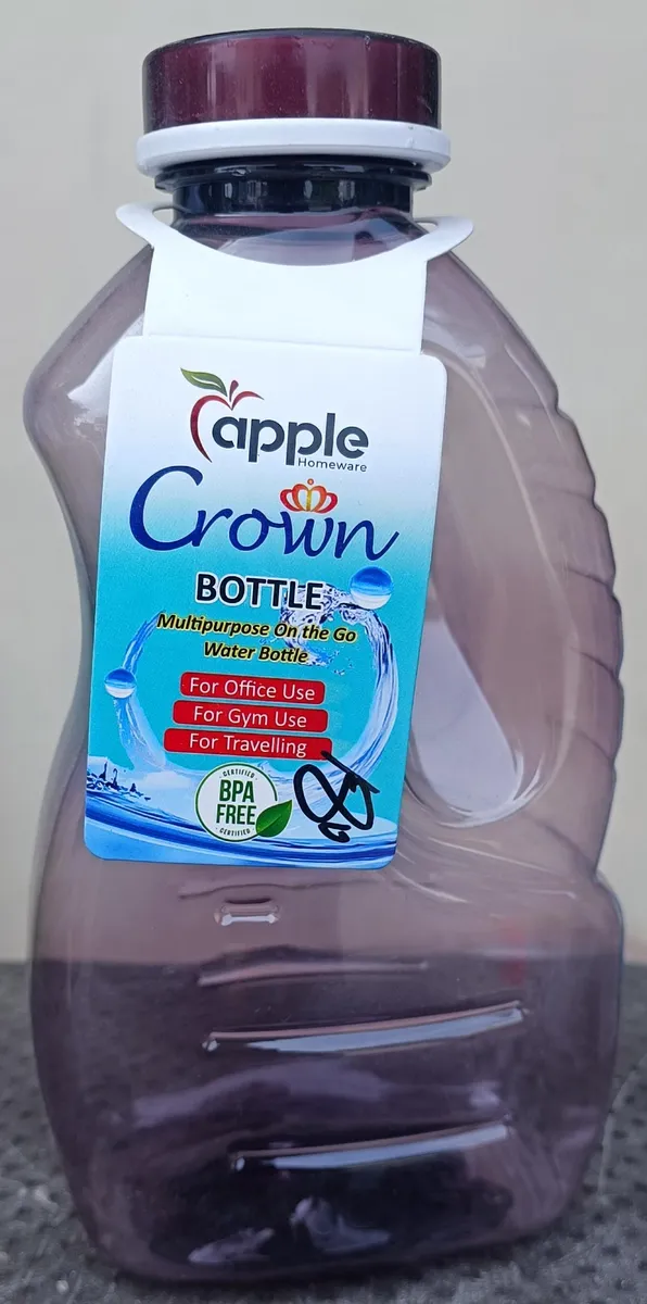 Crown Multipurpose On-the-Go Water Bottle with Handle - Apple Homeware