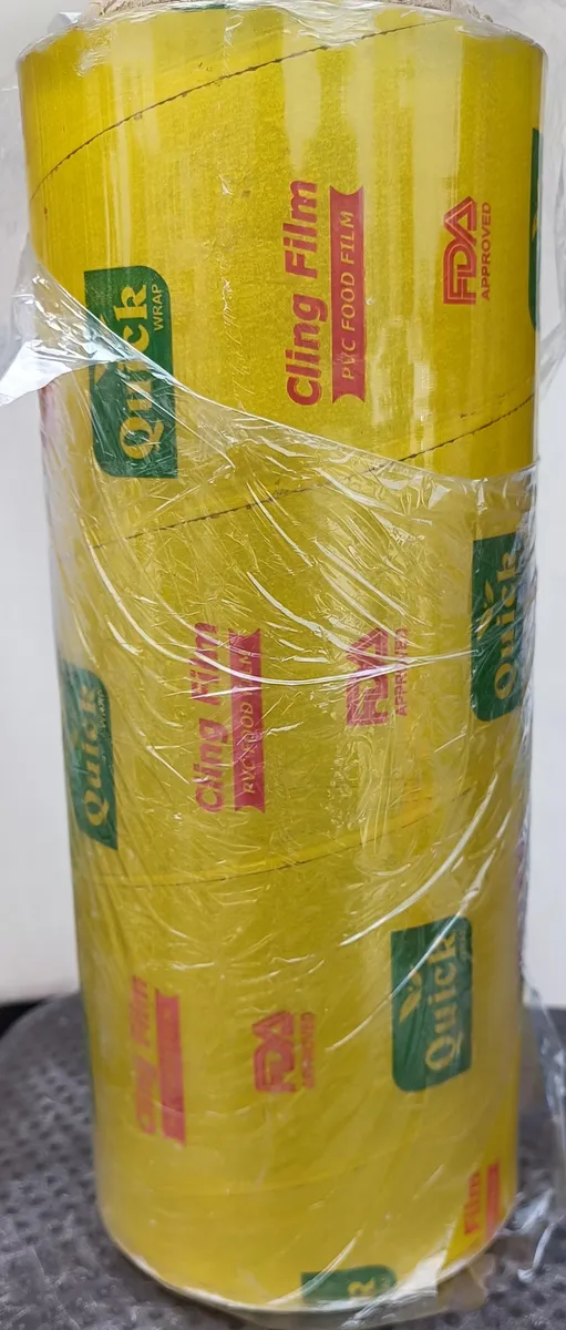 FDA Approved PVC Food Cling Film Roll - Quick Wrap