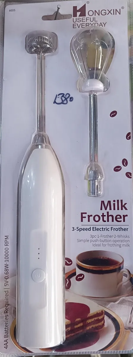605S 3-Speed Handheld Electric Milk Frother and Egg Whisk - Hongxin