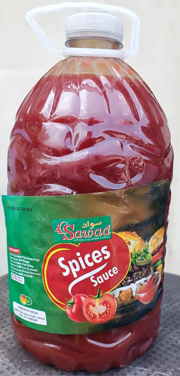 Sawad Spices Sauce Gallon Bottle - Sawad / Baba Charli