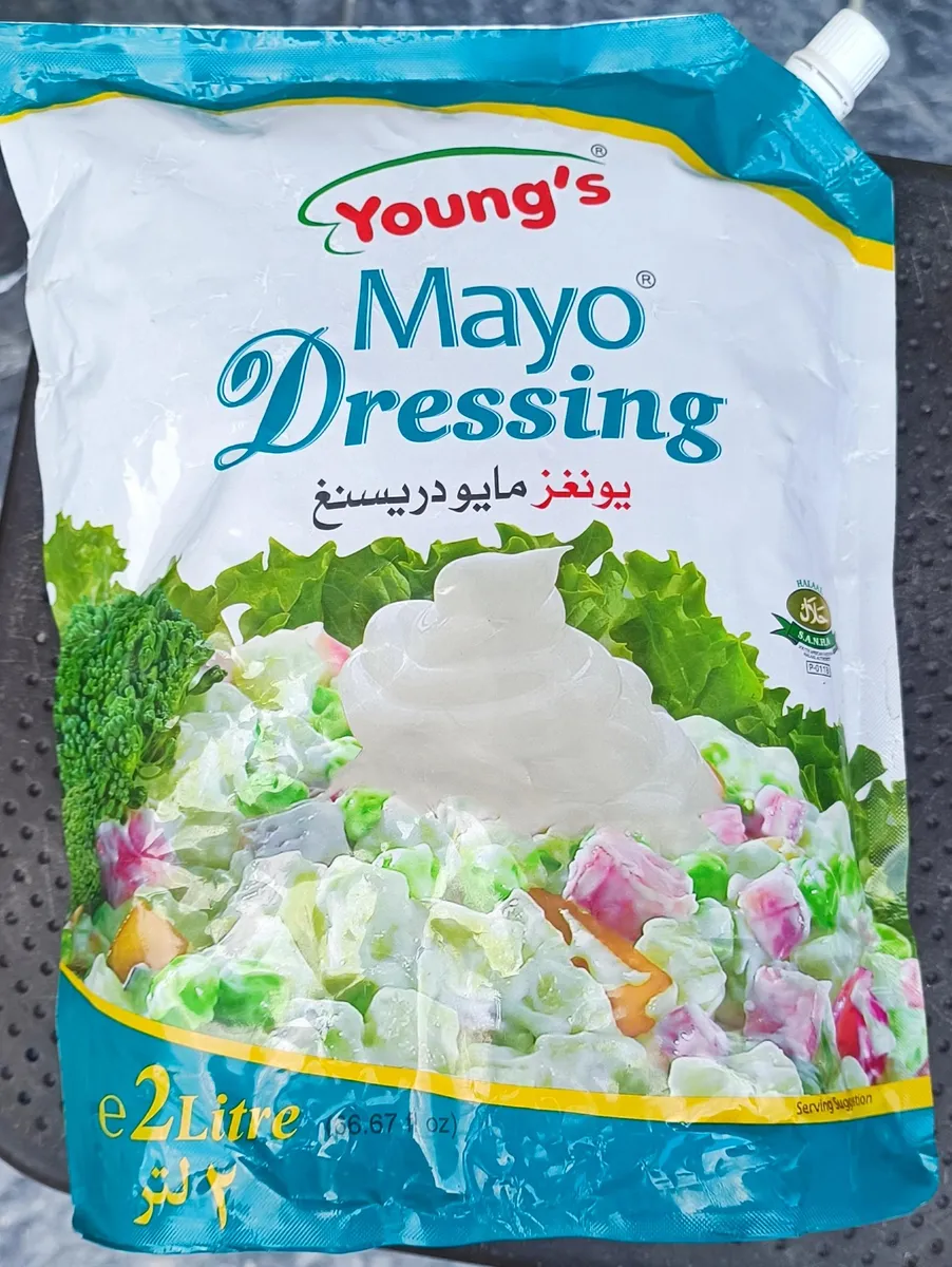 Mayo Dressing Catering Pouch 2 Litre - Young's