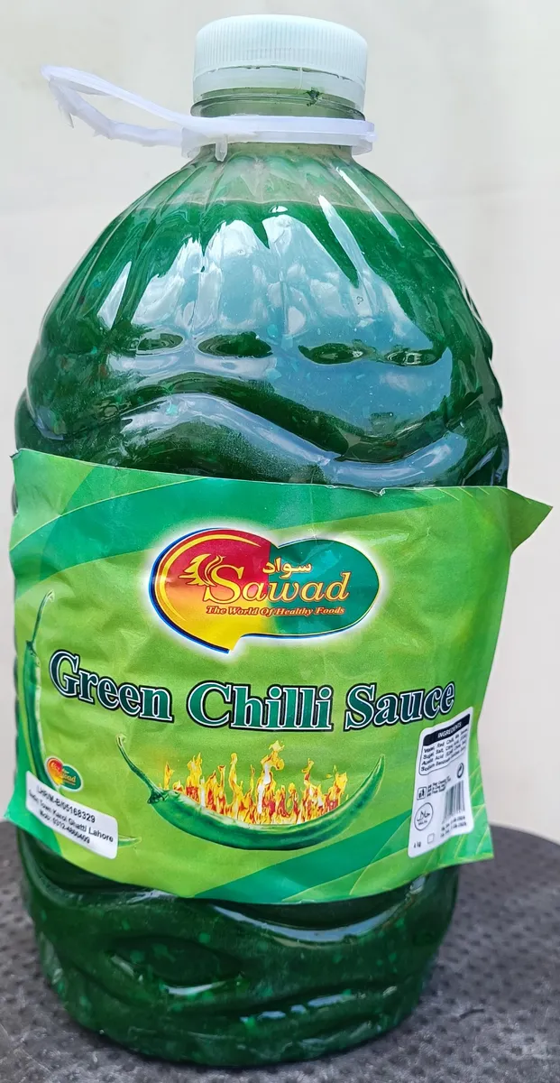 Green Chilli Sauce Bottle - Sawad