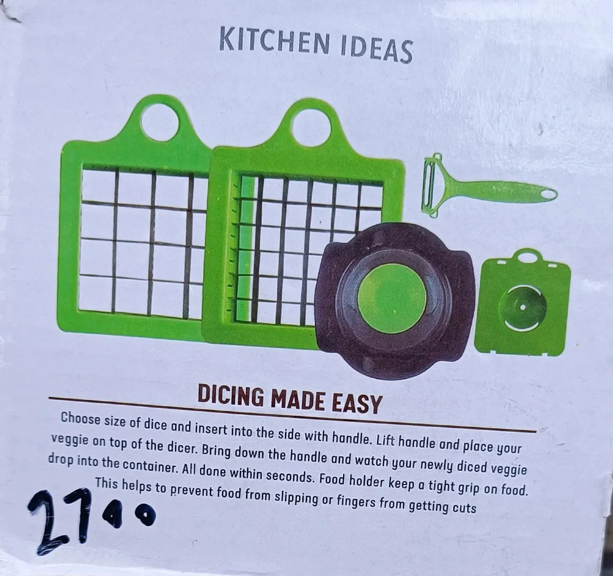 Kitchen Ideas 16-in-1 Multi-Functional Vegetable Slicer, Chopper, Dicer & Grater Set