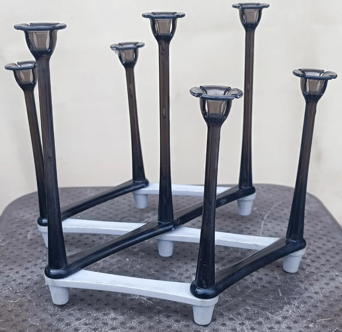 Multi-Stem Plastic Glass & Mug Drying Tree Rack Stand