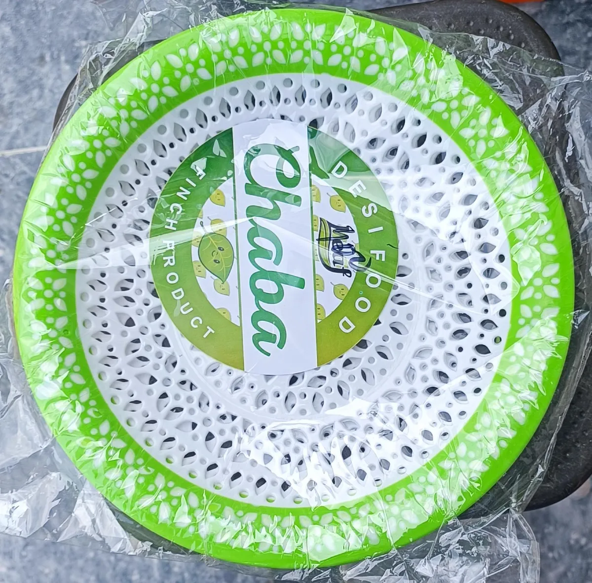 Desi Food 7-Inch Round Plastic Roti Chaba Bread Basket