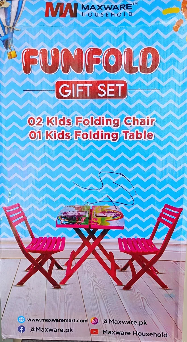 Funfold Kids Folding Furniture Set - Maxware