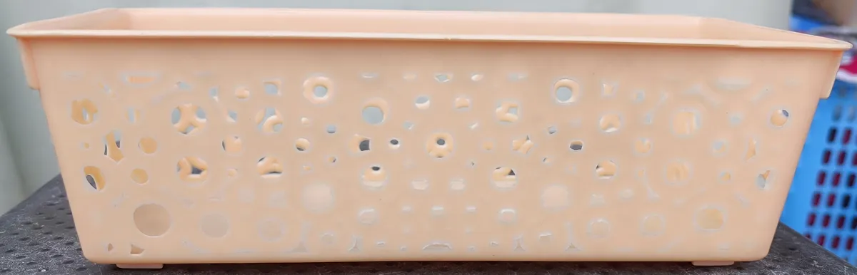 Perforated Shallow Plastic Organizer Tray