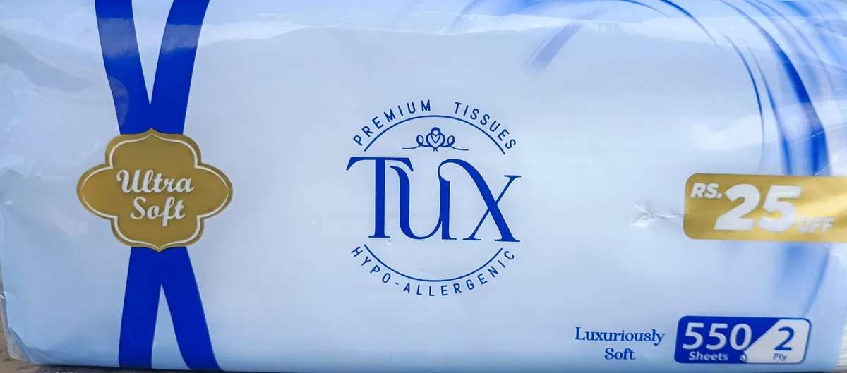 Ultra Soft Hypo-Allergenic 2-Ply Tissue Soft Pack - Tux