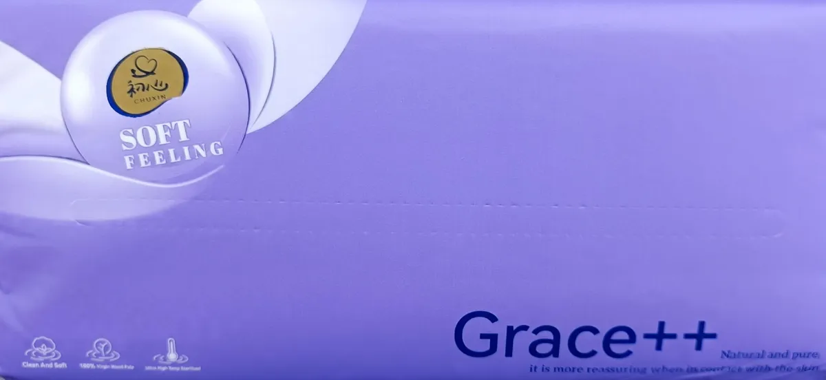 Grace++ Soft Feeling Facial Tissues Soft Pack - Chuxin