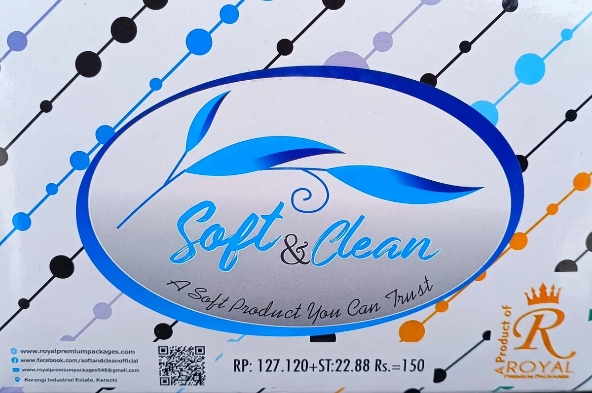 Royal Soft & Clean Facial Tissues Box
