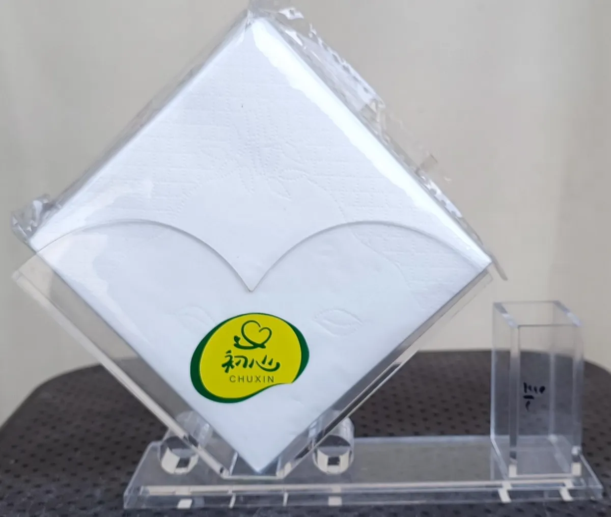 Tabletop Napkin Tissues with Acrylic Holder Set - Chuxin